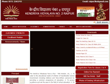 Tablet Screenshot of kv2raipur.com